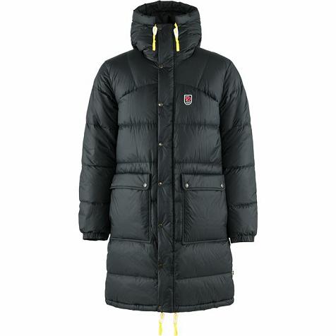 Fjallraven Expedition Parka Budapest - Fekete Kabát Fekete VFJ241673